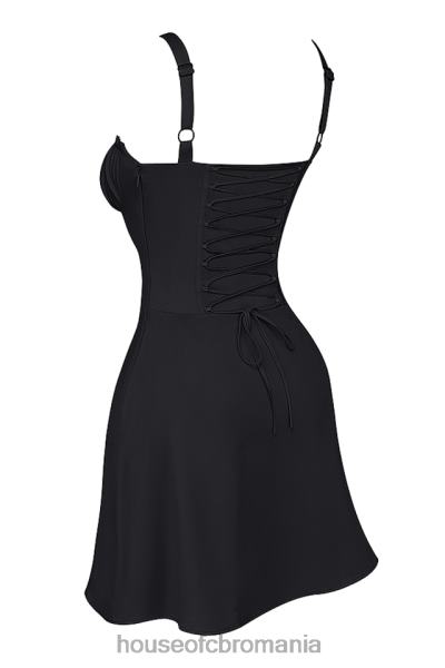 îmbrăcăminte House of CB rochie mini corset negru carlotta X4F68269