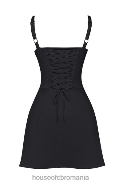 îmbrăcăminte House of CB rochie mini corset negru carlotta X4F68269