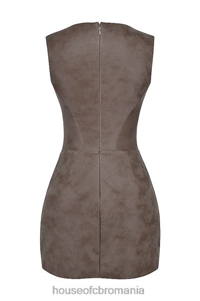 îmbrăcăminte House of CB rochie mini corset pandora mocha X4F68144