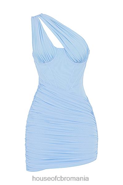 îmbrăcăminte House of CB rochie mini cu decupaj albastru baby clementine X4F68542