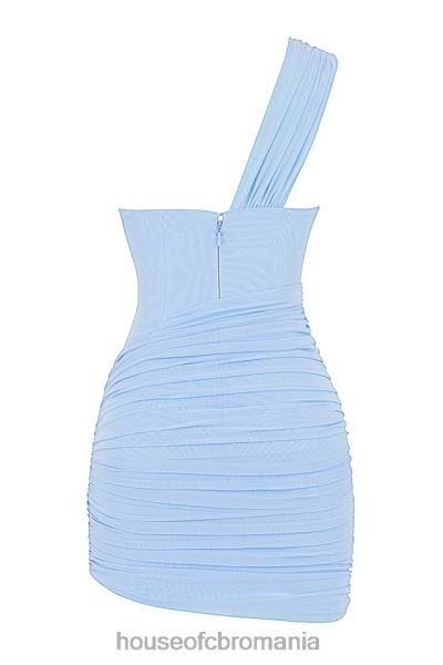 îmbrăcăminte House of CB rochie mini cu decupaj albastru baby clementine X4F68542