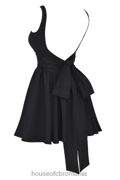 îmbrăcăminte House of CB rochie mini cu fundita neagra florianne X4F68174