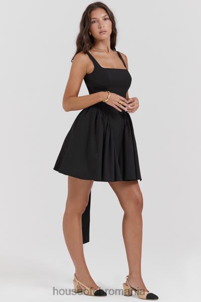 îmbrăcăminte House of CB rochie mini cu fundita neagra florianne X4F68174