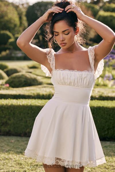îmbrăcăminte House of CB rochie mini cu linie a kaia ivory X4F68384