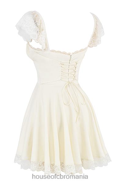 îmbrăcăminte House of CB rochie mini cu linie a kaia ivory X4F68384