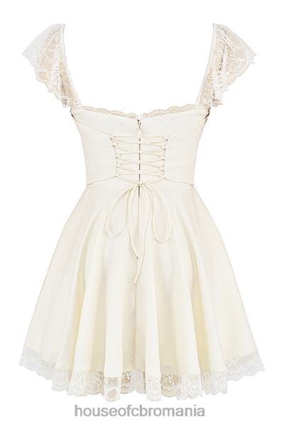 îmbrăcăminte House of CB rochie mini cu linie a kaia ivory X4F68384