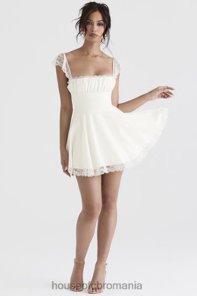 îmbrăcăminte House of CB rochie mini cu linie a kaia ivory X4F68384
