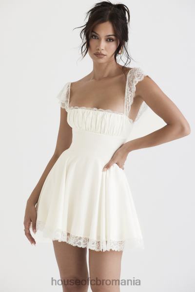 îmbrăcăminte House of CB rochie mini cu linie a kaia ivory X4F68384