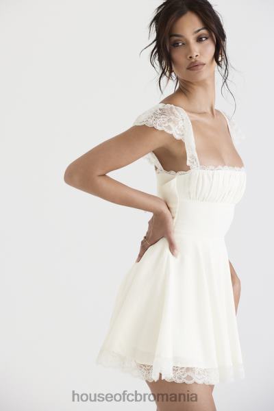 îmbrăcăminte House of CB rochie mini cu linie a kaia ivory X4F68384