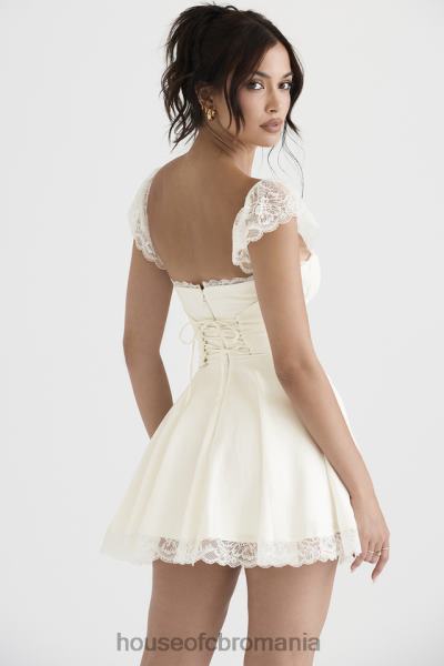 îmbrăcăminte House of CB rochie mini cu linie a kaia ivory X4F68384