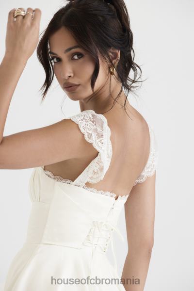îmbrăcăminte House of CB rochie mini cu linie a kaia ivory X4F68384