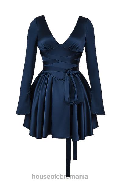 îmbrăcăminte House of CB rochie mini cu plonjare dominique bleumarin X4F68159