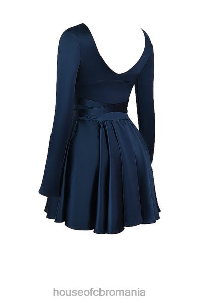 îmbrăcăminte House of CB rochie mini cu plonjare dominique bleumarin X4F68159