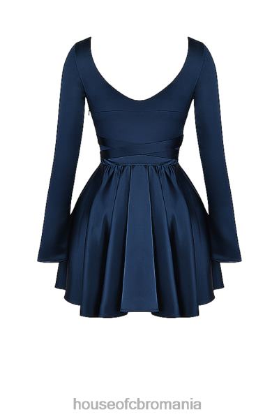 îmbrăcăminte House of CB rochie mini cu plonjare dominique bleumarin X4F68159