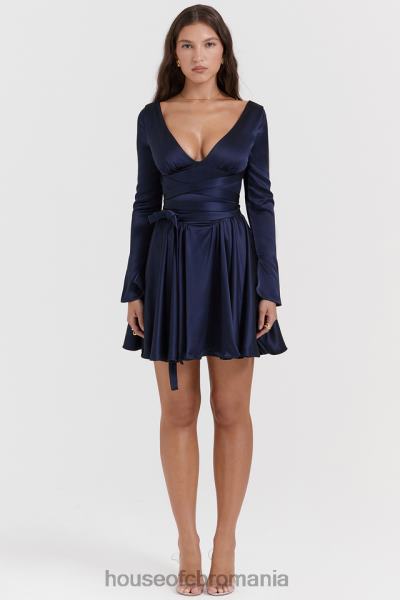 îmbrăcăminte House of CB rochie mini cu plonjare dominique bleumarin X4F68159