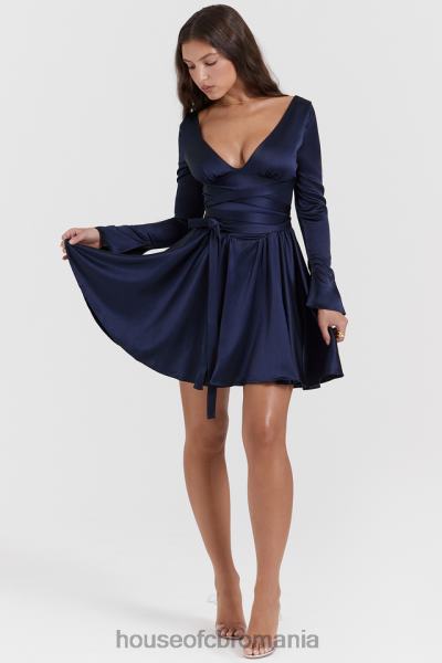 îmbrăcăminte House of CB rochie mini cu plonjare dominique bleumarin X4F68159