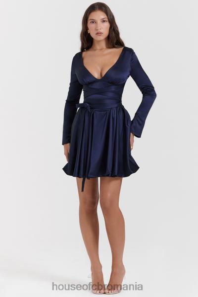 îmbrăcăminte House of CB rochie mini cu plonjare dominique bleumarin X4F68159