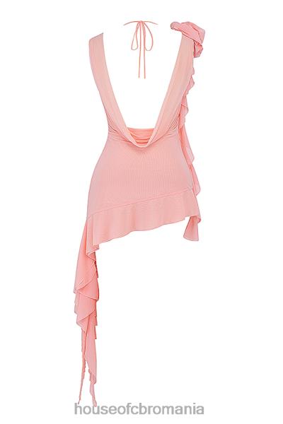 îmbrăcăminte House of CB rochie mini cu volane moale charla caise X4F68180