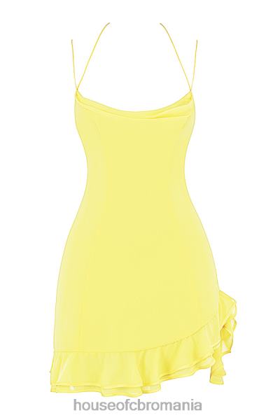 îmbrăcăminte House of CB rochie mini cu volane rossella buttercup X4F68424
