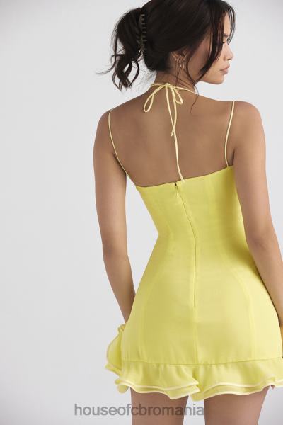 îmbrăcăminte House of CB rochie mini cu volane rossella buttercup X4F68424