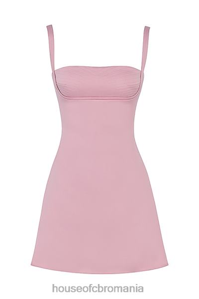 îmbrăcăminte House of CB rochie mini cuart roz kara X4F68417