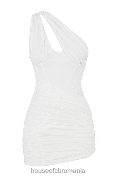 îmbrăcăminte House of CB rochie mini decupata alb clementina X4F68576