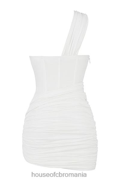 îmbrăcăminte House of CB rochie mini decupata alb clementina X4F68576