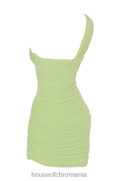 îmbrăcăminte House of CB rochie mini decupata lime clementina X4F68547