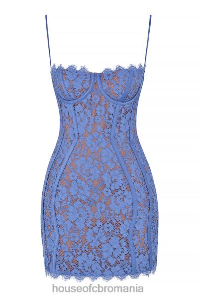 îmbrăcăminte House of CB rochie mini din dantela lala lavanda X4F68468