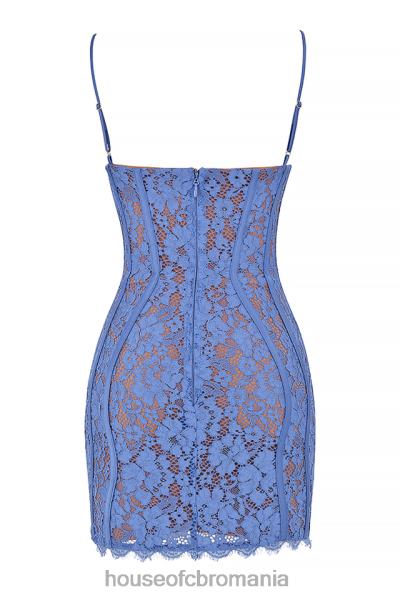îmbrăcăminte House of CB rochie mini din dantela lala lavanda X4F68468