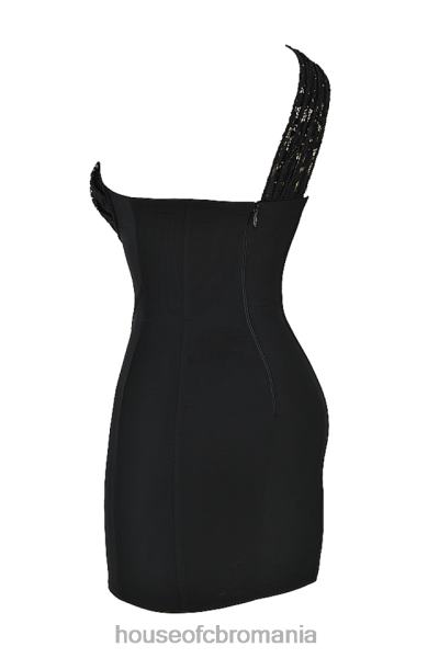 îmbrăcăminte House of CB rochie mini din dantela neagra lily X4F68463