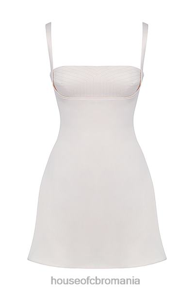 îmbrăcăminte House of CB rochie mini kara vintage crem X4F68285