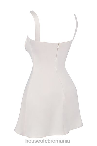 îmbrăcăminte House of CB rochie mini kara vintage crem X4F68285