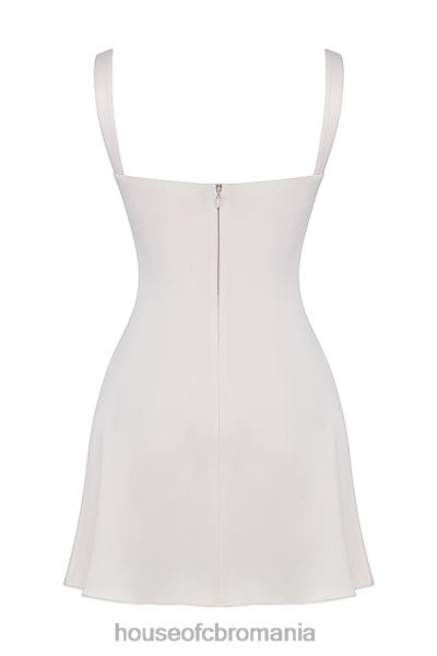 îmbrăcăminte House of CB rochie mini kara vintage crem X4F68285