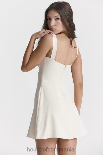 îmbrăcăminte House of CB rochie mini kara vintage crem X4F68285