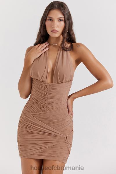 îmbrăcăminte House of CB rochie mini laetitia alune adunate X4F68190