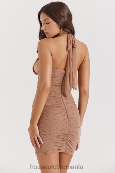îmbrăcăminte House of CB rochie mini laetitia alune adunate X4F68190