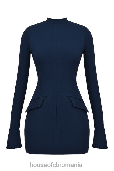 îmbrăcăminte House of CB rochie mini mahalia bleumarin X4F68150