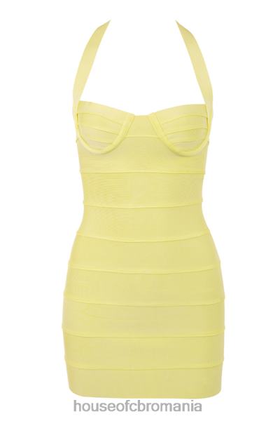 îmbrăcăminte House of CB rochie mini-maliha buttercup bandage halter X4F68402