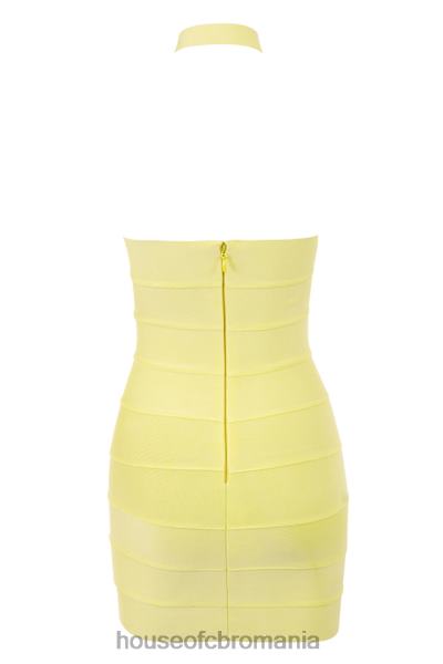 îmbrăcăminte House of CB rochie mini-maliha buttercup bandage halter X4F68402