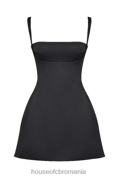 îmbrăcăminte House of CB rochie mini neagra kara X4F68223