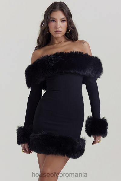 îmbrăcăminte House of CB rochie mini neagra keilani X4F68128