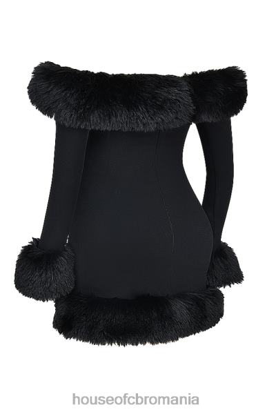 îmbrăcăminte House of CB rochie mini neagra keilani X4F68128