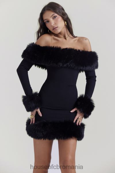 îmbrăcăminte House of CB rochie mini neagra keilani X4F68128