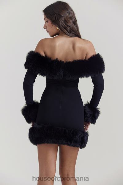 îmbrăcăminte House of CB rochie mini neagra keilani X4F68128