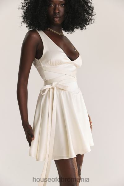 îmbrăcăminte House of CB rochie mini plutitoare shiema ivory X4F68193