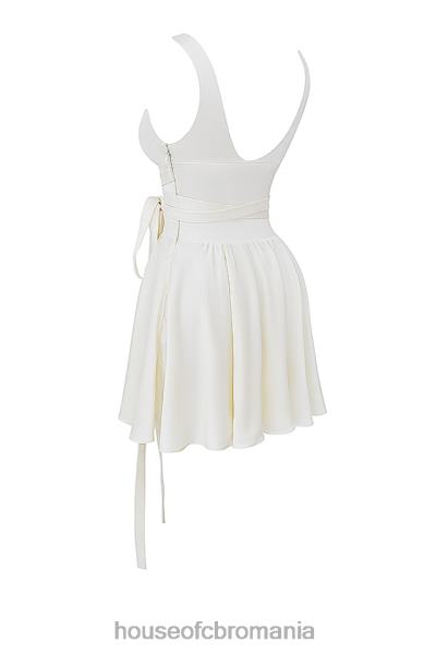 îmbrăcăminte House of CB rochie mini plutitoare shiema ivory X4F68193