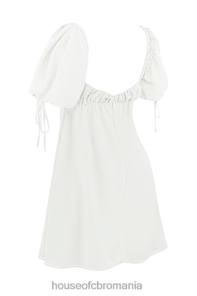 îmbrăcăminte House of CB rochie mini prințesă ivory georgette X4F68430
