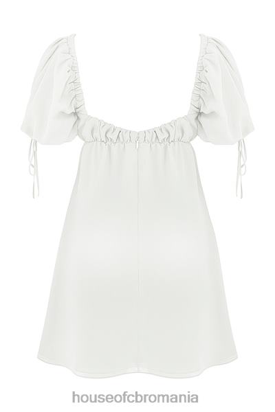 îmbrăcăminte House of CB rochie mini prințesă ivory georgette X4F68430