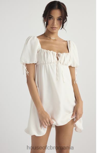 îmbrăcăminte House of CB rochie mini prințesă ivory georgette X4F68430